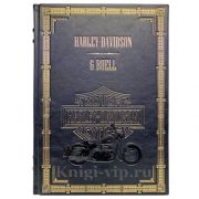 Harley-Davidson & Buell. Подарочная книга в кожаном переплёте