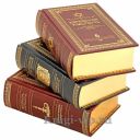 Серия книг "Жемчужины мудрости" в 3 книгах. Книги в кожаном переплёте
