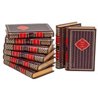 Оноре де Бальзак. Собрание сочинений в 24 томах. Книги в кожаном переплёте.