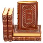 Михаил Булгаков. Собрание сочинений в 5 томах. Книги в кожаном переплёте.