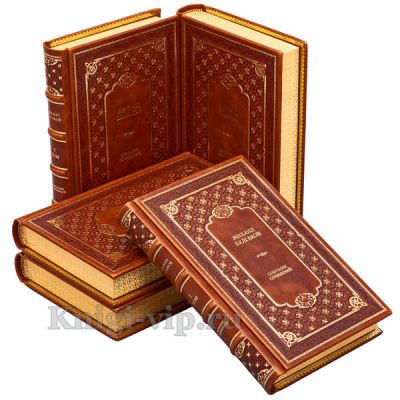 Михаил Булгаков. Собрание сочинений в 5 томах. Книги в кожаном переплёте.