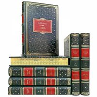Эжен Сю. Собрание сочинений в 8 томах. Книги в кожаном переплёте