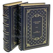 Александр Дюма - Граф Монте-Кристо (в 2 томах). Книги в кожаном переплёте