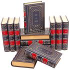 Марк Твен. Собрание сочинений в 12 томах. Книги в кожаном переплёте.