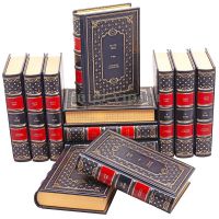Марк Твен. Собрание сочинений в 12 томах. Книги в кожаном переплёте.