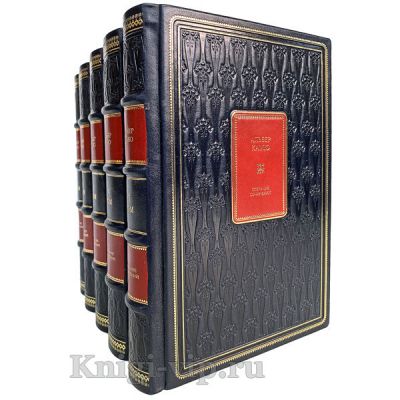 Альбер Камю. Собрание сочинений в 5 томах. Книги в кожаном переплете.