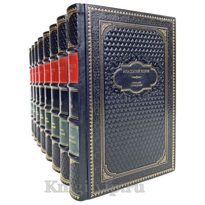 Анатолий Кони. Собрание сочинений в 8 томах. Книги в кожаном переплёте