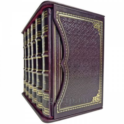 Василь Быков. Полное собрание сочинений в 6 томах. Книги в кожаном переплете