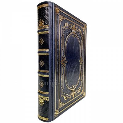 Книга для записей в кожаном переплете