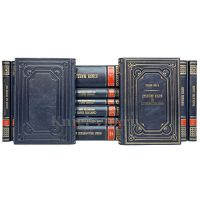 Серия книг "Языки мира" в 19 книгах в кожаном переплёте.
