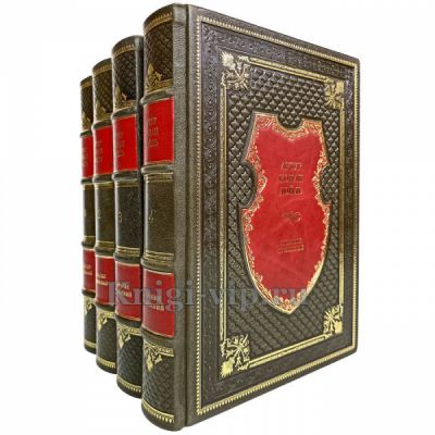 Артур Конан Дойль. Собрание сочинений в 4 томах. Книги в кожаном переплёте