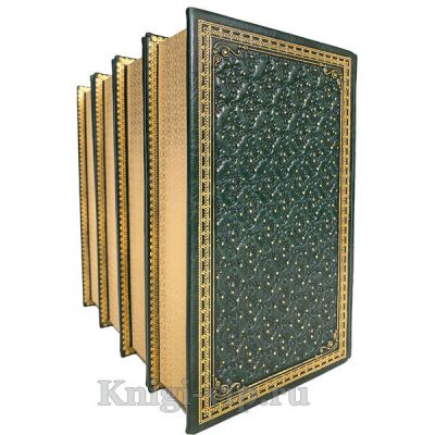 Генрик Ибсен. Собрание сочинений в 4 томах. Книги в кожаном переплете