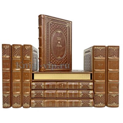Генрих Гейне. Собрание сочинений в 10 томах. Книги в кожаном переплёте
