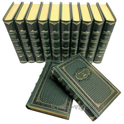 Ирвинг Стоун. Собрание сочинений в 12 томах. Книги в кожаном переплёте.