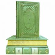 Оскар Уайльд. Собрание сочинений в 3 томах. Книги в кожаном переплёте