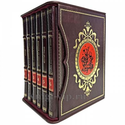 Александр Волков. Собрание сочинений в 6 томах. Книги в кожаном переплете