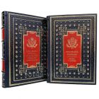 Франклин Рузвельт - "Беседы у камина" и "Человек и политик". Комплект из 2 книг в кожаном переплёте.