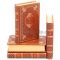 Хорхе Борхес. Собрание сочинений в 4 томах. Книги в кожаном переплёте.