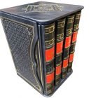 Лев Толстой - Война и мир (в 4 томах). Книги в кожаном переплёте.