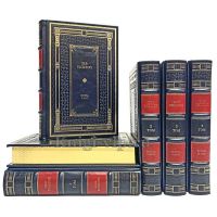 Лев Толстой. Собрание сочинений в 6 томах. Книги в кожаном переплёте