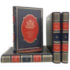История США в 4 томах. Книги в кожаном переплёте.