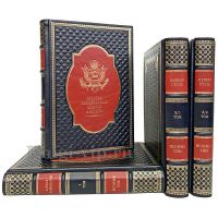 История США в 4 томах. Книги в кожаном переплёте.