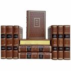 Жорж Сименон. Собрание сочинений в 10 томах. Книги в кожаном переплёте.