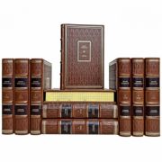 Жорж Сименон. Собрание сочинений в 10 томах. Книги в кожаном переплёте.