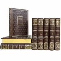 Михаил Шолохов. Собрание сочинений в 8 томах. Книги в кожаном переплёте