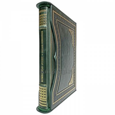 Уильям Шекспир - Ромео и Джульетта (на английском языке). William Shakespeare - Romeo and Juliet. Книга в кожаном переплете