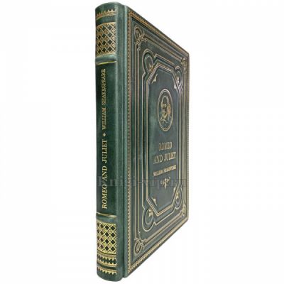 Уильям Шекспир - Ромео и Джульетта (на английском языке). William Shakespeare - Romeo and Juliet. Книга в кожаном переплете
