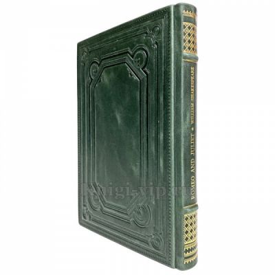 Уильям Шекспир - Ромео и Джульетта (на английском языке). William Shakespeare - Romeo and Juliet. Книга в кожаном переплете