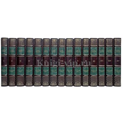 История России с древнейших времен в 15 книгах (29 томах). Сергей Соловьев. Книги в кожаном переплёте