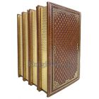 Густав Майринк. Собрание сочинений в 4 томах. Книги в кожаном переплёте