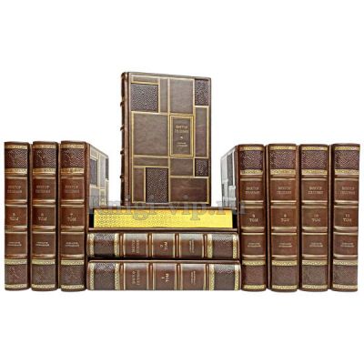 Виктор Пелевин. Собрание сочинений в 12 томах. Книги в кожаном переплёте.