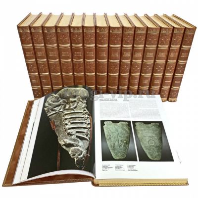 Большая история искусства в 16 томах. Книги в кожаном переплёте