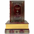 Константин Симонов. Собрание в 3 томах. Подарочные книги в кожаном переплете ручной работы