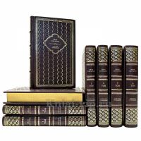 Иван Гончаров. Собрание сочинений в 8 томах. Книги в кожаном переплёте