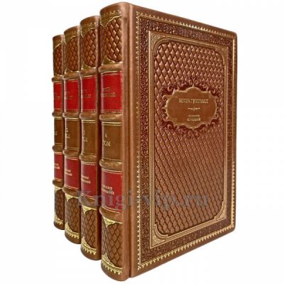 Игорь Губерман. Собрание сочинений в 4 томах. Книги в кожаном переплёте