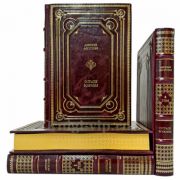 Аврелий Августин - О граде Божием в 4 томах. Подарочные книги в кожаном переплете ручной работы