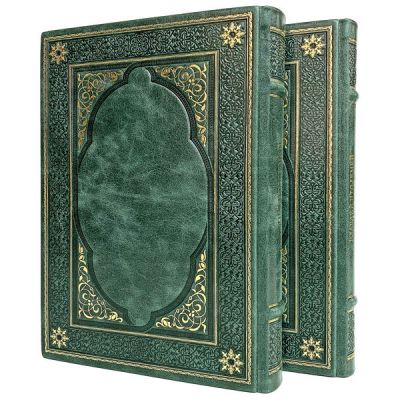 Клавдий Птолемей (комплект из 2 книг). Книги в кожаном переплёте.