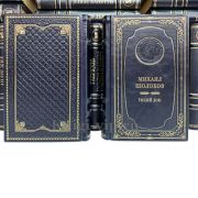 Лауреаты Нобелевской премии по литературе в 52 томах. Книги в кожаном переплёте.