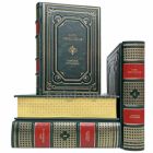 Михаил Юрьевич Лермонтов. Собрание сочинений в 4 томах. Книги в переплёте из натуральной кожи
