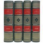 Михаил Юрьевич Лермонтов. Собрание сочинений в 4 томах. Книги в переплёте из натуральной кожи