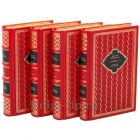 М. Ю. Лермонтов. Собрание сочинений в 4 томах. Книги в кожаном переплёте.