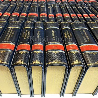 Библиотека поэта в 190 томах. Книги в кожаном переплёте