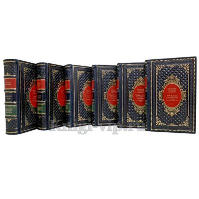 Библиотека русской классики в 100 томах. Книги в кожаном переплёте.