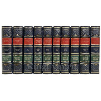 Библиотека русской классики в 100 томах. Книги в кожаном переплёте.