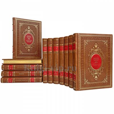 Библиотека генерального директора в 12 томах. Эксклюзивные книги в кожаном переплете