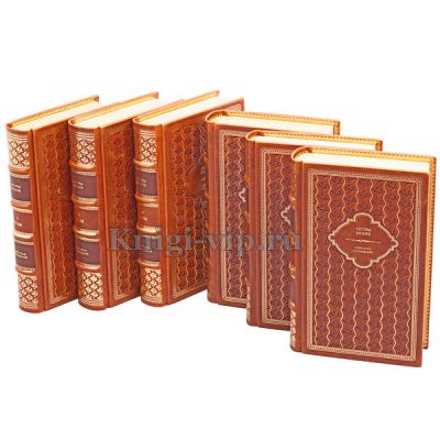 Сестры Бронте. Собрание сочинений в 6 томах. Книги в кожаном переплёте.